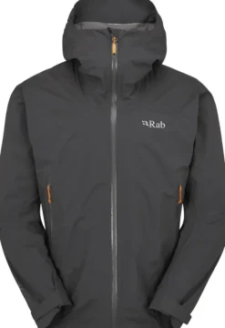 Rab Sadevaatteet^Downpour Light Jacket kuoritakki, tummanharmaa