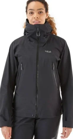 Rab Kuori- Ja Sadetakit^Kangri GTX naisten kuoritakki, musta