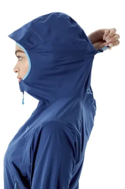 Rab Sadevaatteet^Kinetic 2.0 naisten kuoritakki/softshell-takki, sininen