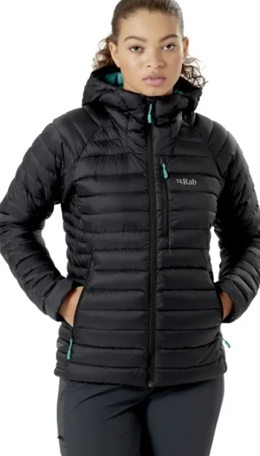 Rab Microlight Alpine Jacket naisten untuvatakki, musta| Untuvatakit