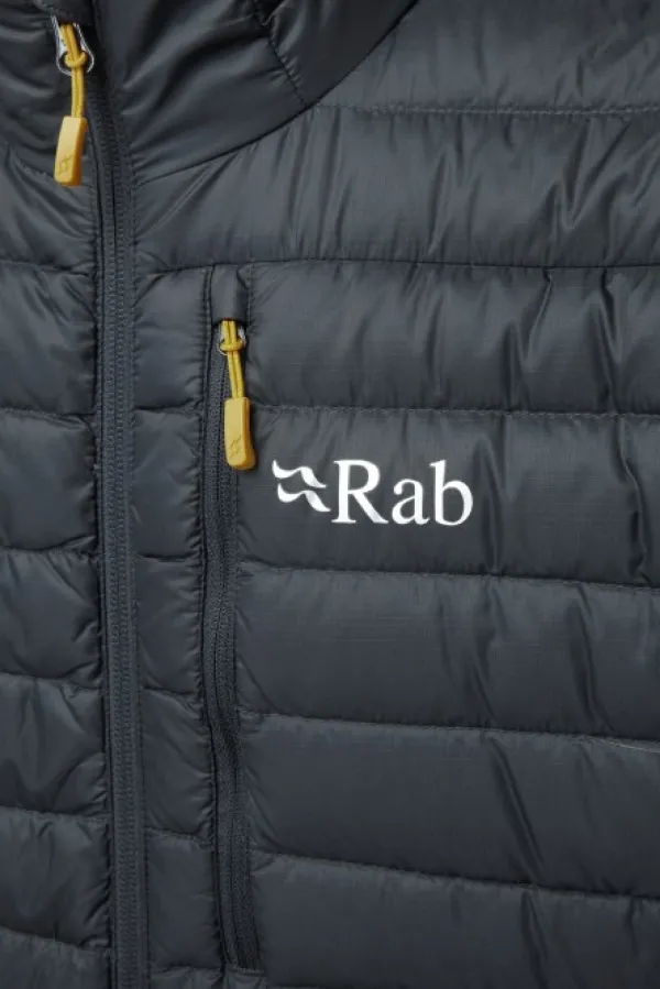 Rab Microlight Jacket kevyt untuvatakki, musta| Untuvatakit