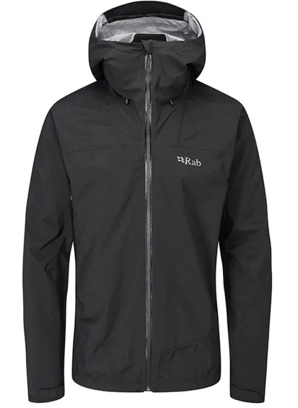 Rab M's Downpour Plus 2.0 kuoritakki, musta| Sadevaatteet