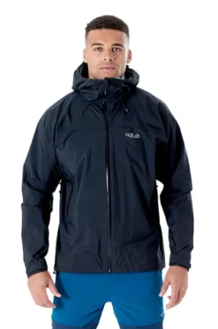 Rab M's Downpour Plus 2.0 kuoritakki, musta| Sadevaatteet