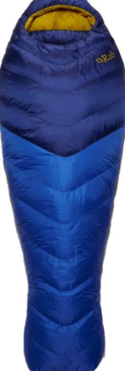Rab Makuupussit/Kolmen Vuodenajan Makuupussit^Neutrino 400 Reg -7°C untuvamakuupussi, Nightfall Blue Unisex
