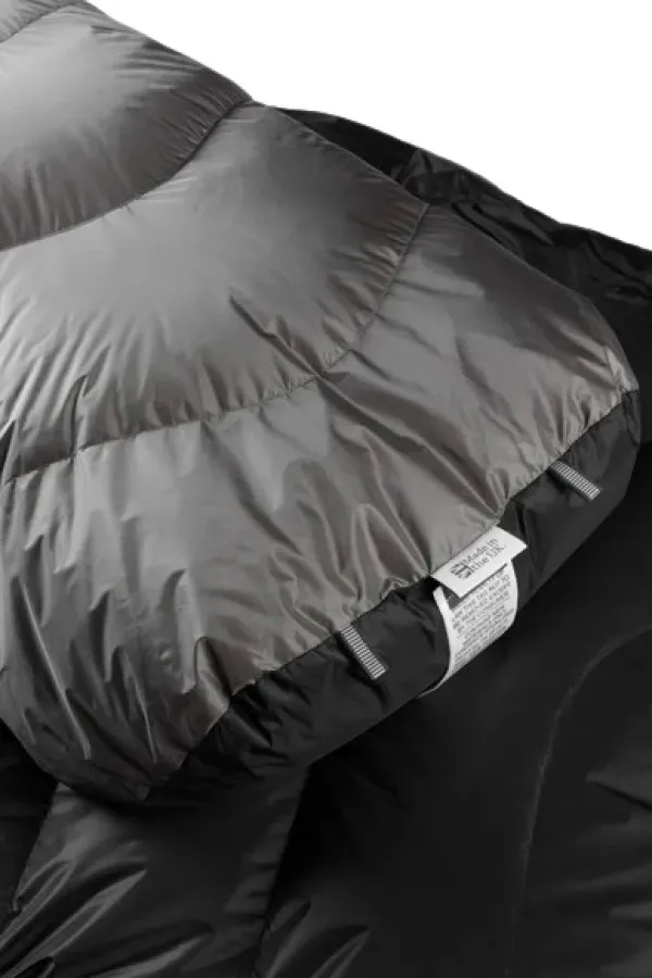 Rab Makuupussit/Syys- Ja Talvimakuupussit^Neutrino Pro 700 Reg Left Zip -10°C untuvamakuupussi, tummanharmaa