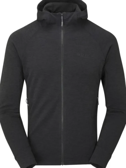 Rab Nexus Hoody fleecetakki, Black| Hupparit, Fleecet Ja Välipaidat