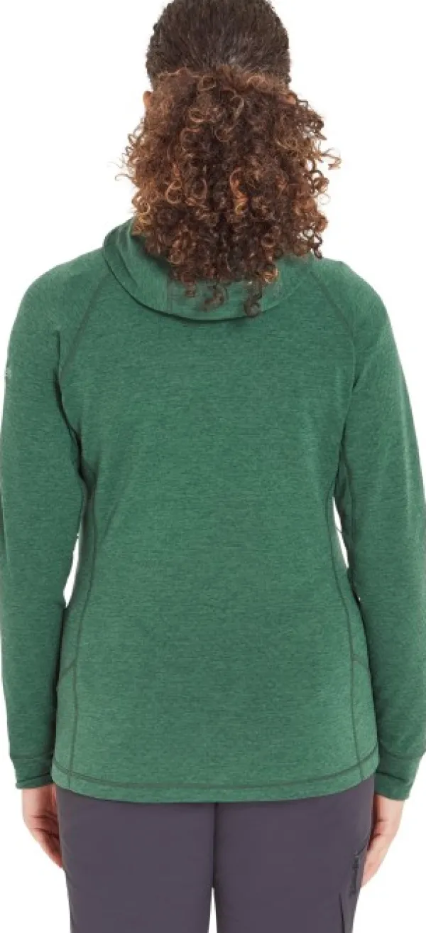 Rab Hupparit, Fleecet Ja Välipaidat^Nexus Hoody naisten fleecetakki, Green Slate