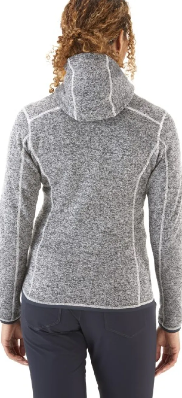 Rab Hupparit, Fleecet Ja Välipaidat^Quest Hoody naisten hupullinen fleecetakki, vaaleanharmaa