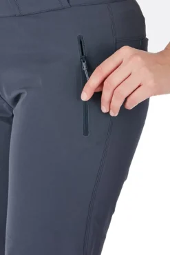 Rab Shortsit^Raid naisten vaellusshortsit, tumma violetti