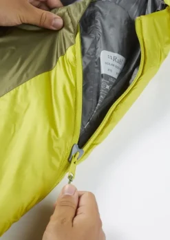 Rab Solar Eco 0 5°C makuupussi, Chlorite Green Unisex| Makuupussit/Kevät- Ja Kesämakuupussit