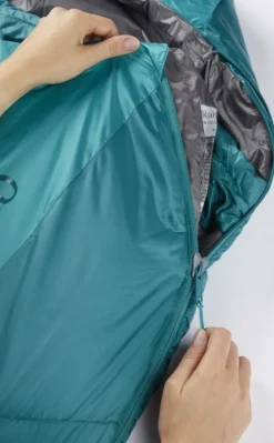 Rab Makuupussit/Kolmen Vuodenajan Makuupussit^Solar Eco 2 makuupussi, naisten malli, -2°C Tasman