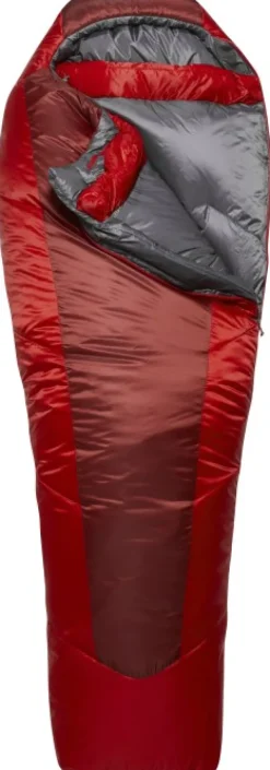 Rab Makuupussit/Kolmen Vuodenajan Makuupussit^Solar Eco 3 makuupussi, -8°C Oxblood Red Unisex