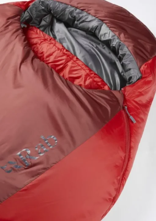 Rab Makuupussit/Kolmen Vuodenajan Makuupussit^Solar Eco 3 makuupussi, -8°C Oxblood Red Unisex