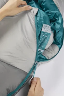 Rab Solar Ultra 3 makuupussi, naisten malli, Dark Pewter| Makuupussit/Kolmen Vuodenajan Makuupussit