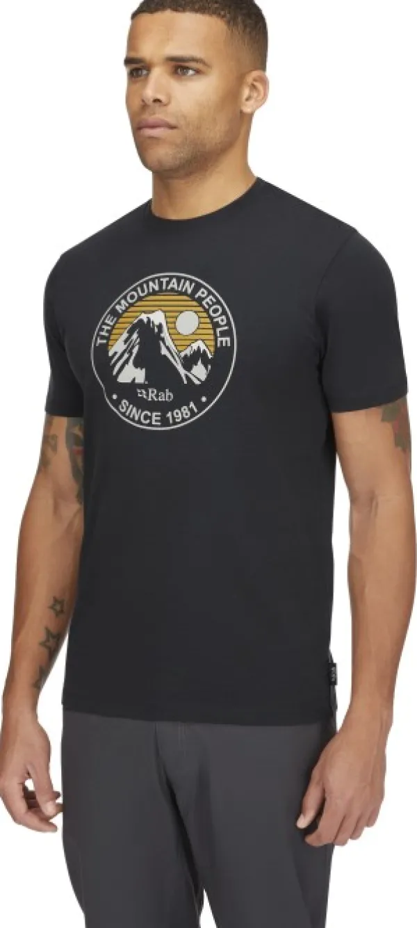 Rab Stance Alpine Peak Mens Beluga| T-paidat Ja Pikeepaidat