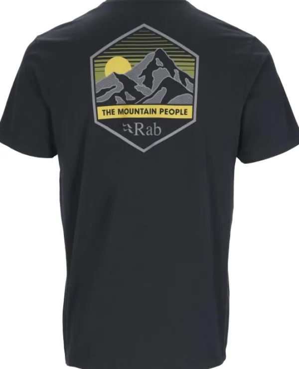 Rab T-paidat Ja Pikeepaidat^Stance Mountain Peak Tee Mens Beluga