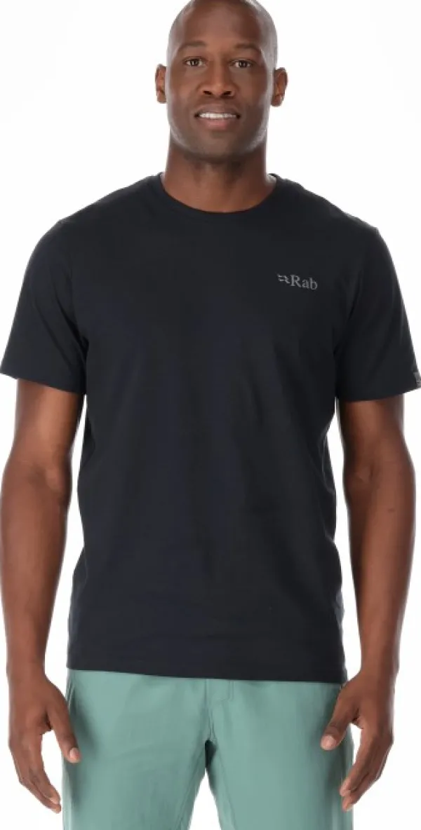 Rab T-paidat Ja Pikeepaidat^Stance Mountain Peak Tee Mens Beluga