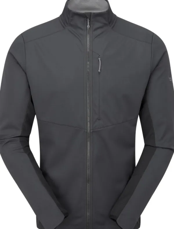 Rab Stormveil Windstopper Jacket tuulitakki, musta| Softshelltakit Ja Tuulenpitävät Takit