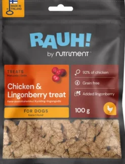 RAUH! Chicken Lingonberry Treat 100 g| Makupalat