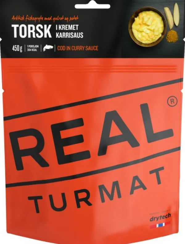 REAL Turmat Retkiruoat^Turskaa kermaisessa currykastikkeessa