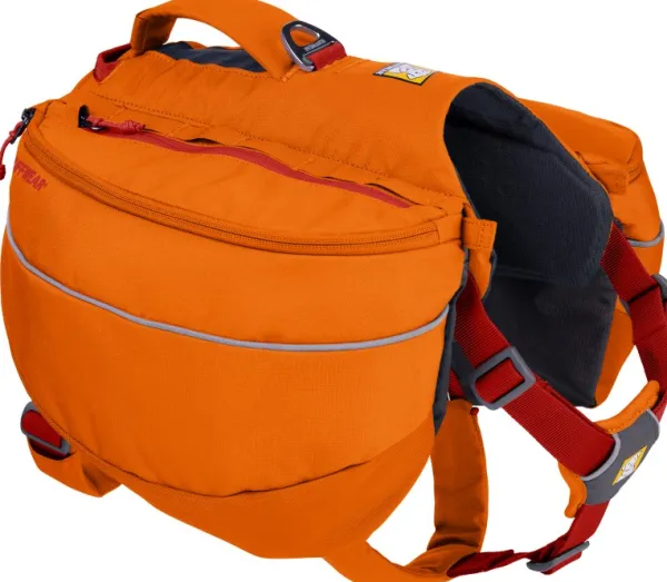 RuffWear Koiran Reput^Approach Pack koirien reppu, oranssi