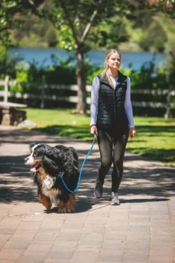 RuffWear Just-a-Cinch Leash koiran talutushihna, Obsidian Black| Kaulapannat