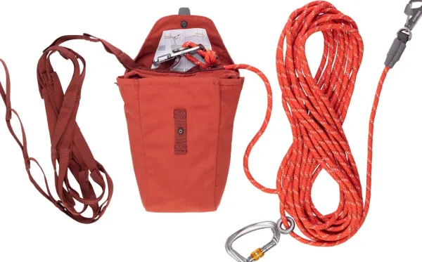 RuffWear Knot-a-Hitch juoksunaru retkelle, punainen| Taluttimet