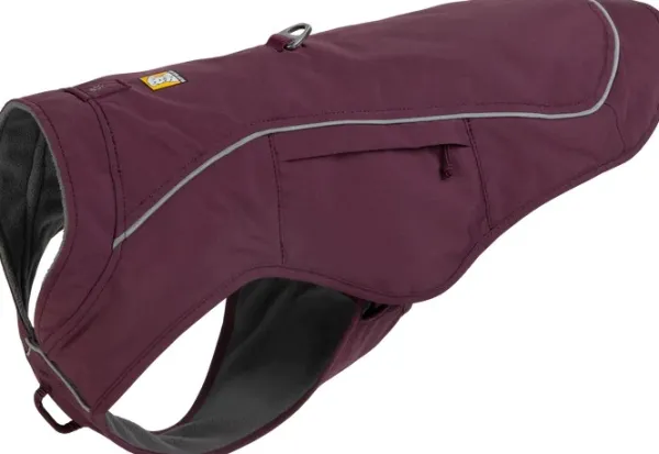 RuffWear Sadetakit^Overcoat Fuse Jacket koiran takki, punavioletti