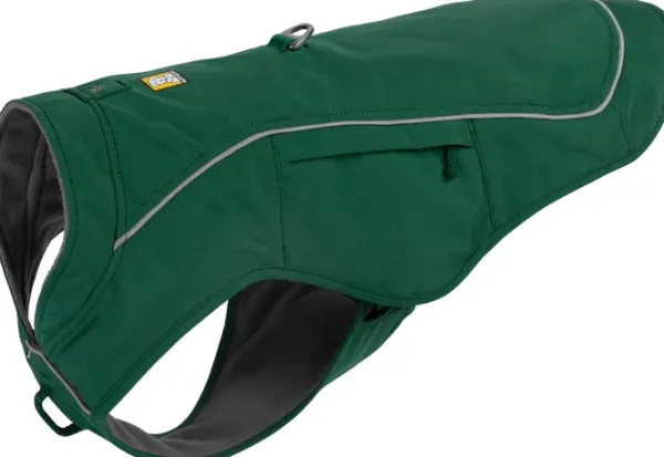 RuffWear Overcoat Fuse Jacket koiran takki, vihreä| Sadetakit
