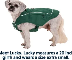 RuffWear Overcoat Fuse Jacket koiran takki, vihreä| Sadetakit