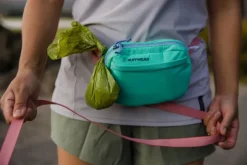 RuffWear Koirankakkapussit^Stash Bag Plus tarvikelaukku, mintunvihreä