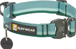 RuffWear Top Rope Collar koiran kaulapanta, River Rock Green| Kaulapannat