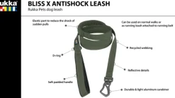 Rukka Bliss X Anti-shock Leash Army Green M| Taluttimet