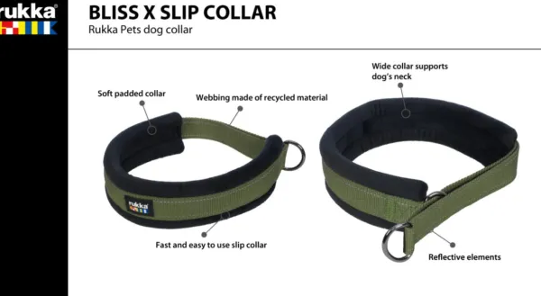 Rukka Kaulapannat^Bliss X Slip Collar Army Green L-XL