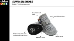 Rukka Summer Shoes 2 pcs Gray size 5-6| Koiran Tossut