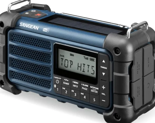 Sangean MMR99 DAB hätäradio kammella, sininen| Ensiapu Ja Turvallisuus