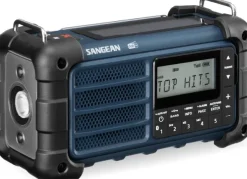 Sangean MMR99 DAB hätäradio kammella, sininen| Ensiapu Ja Turvallisuus