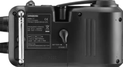 Sangean Ensiapu Ja Turvallisuus^MMR77 hätäradio kammella, musta