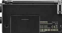 Sangean Ensiapu Ja Turvallisuus^SR-36 Radio, musta