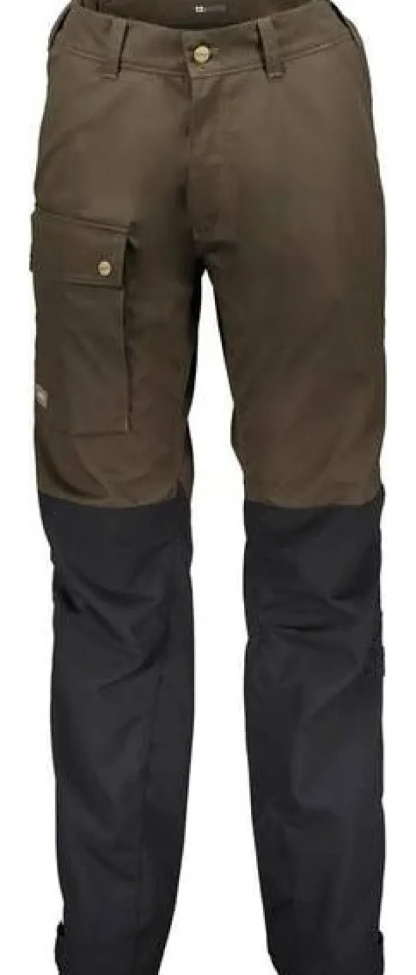 Sasta Jänkä -naisten housut tumma oliivi| Retkeilyhousut