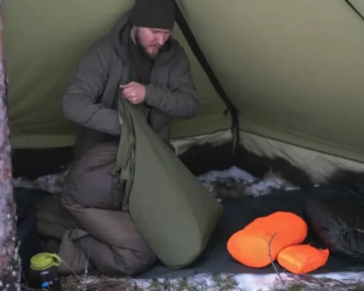 Savotta Kuiva- Ja Pakkauspussit^Rolltop Stuffsack 500D pakkauspussi, 60L, vihreä