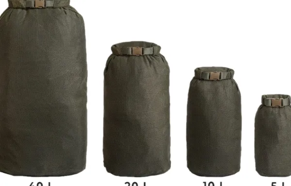 Savotta Kuiva- Ja Pakkauspussit^Rolltop Stuffsack Mesh 20L Black