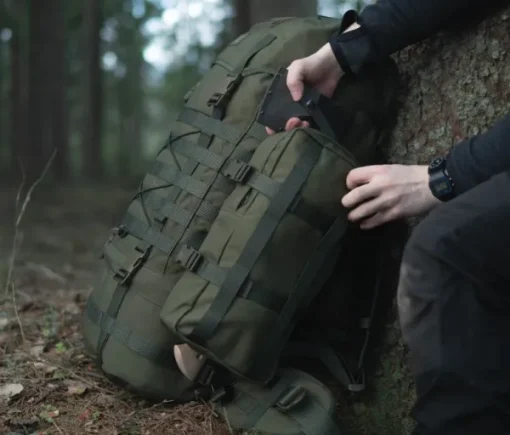 Savotta Reppujen Ja Laukkujen Tarvikkeet^Side Pouch sivutasku, 6 L, musta