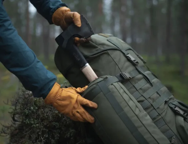 Savotta Reppujen Ja Laukkujen Tarvikkeet^Side Pouch sivutasku, 6 L, ruskea