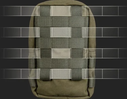 Savotta Reppujen Ja Laukkujen Tarvikkeet^Zipped GP pouch 3x4 säilytyspussi, Black