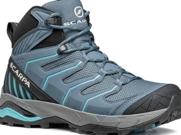 Scarpa Maverick Mid GTX naisten vaelluskengät, Storm Gray/Aqua| Metsästyskengät