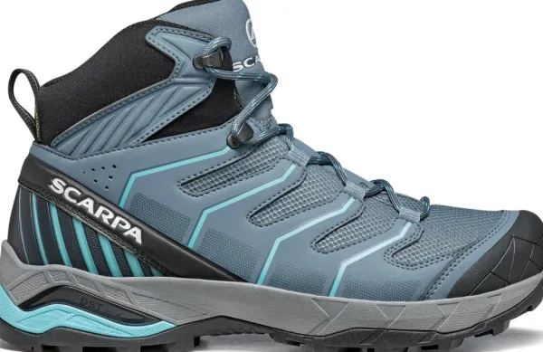 Scarpa Maverick Mid GTX naisten vaelluskengät, Storm Gray/Aqua| Metsästyskengät
