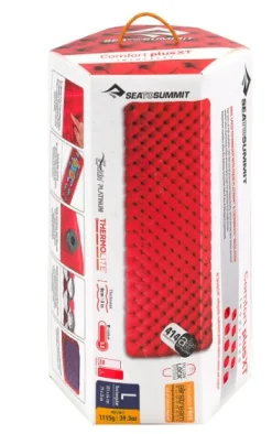 Sea to Summit Aircell Mat Comfort Plus Insulated Regular -11°C Red Pump New| Makuualustat/Makuualustat -10 - 0 Asteeseen
