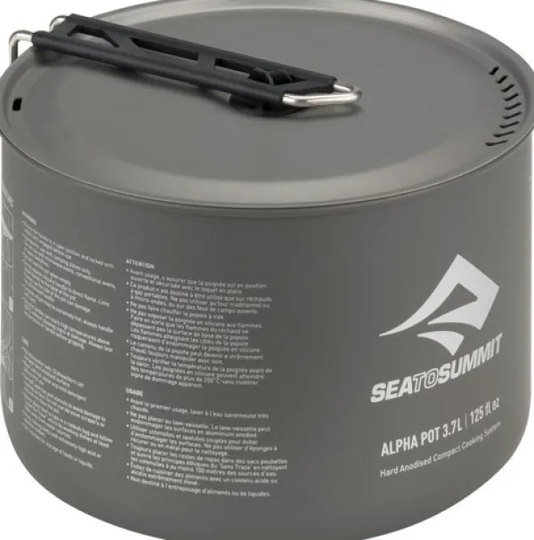 Sea to Summit Keittoastiat Ja Kahvipannut^Alpha Pot kestävä ja kevyt kattila, 3,7 L