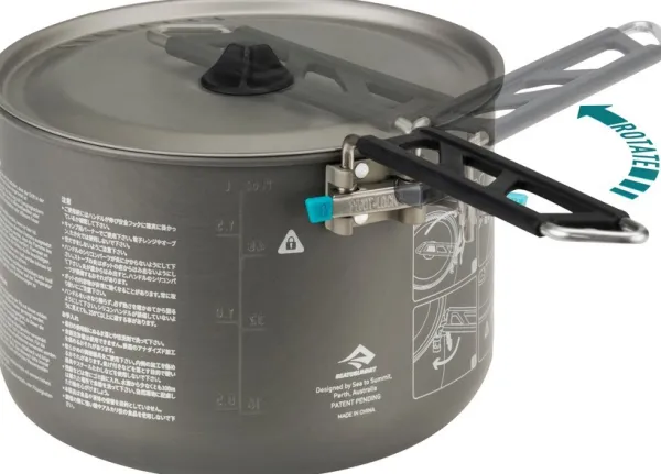 Sea to Summit Keittoastiat Ja Kahvipannut^Alpha Pot kestävä ja kevyt kattila, 3,7 L